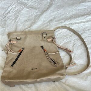 Sherpani Beige and Black Women's Backpack
